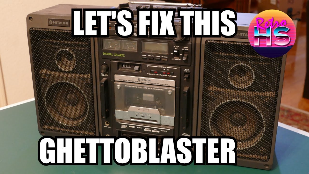 Ghettoblaster Repair And Bluetooth Mod