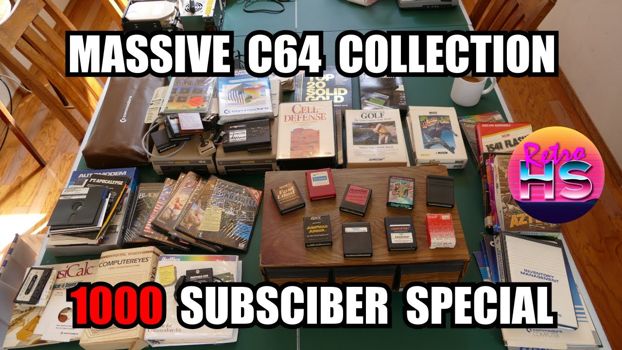 Exploring A Huge FREE Commodore 64 Collection