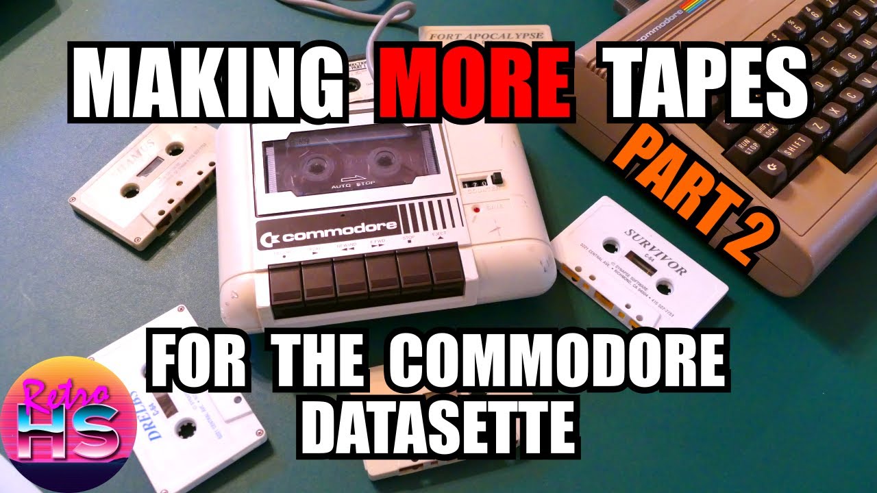 Making Commodore 64 Cassette Tapes – Part 2