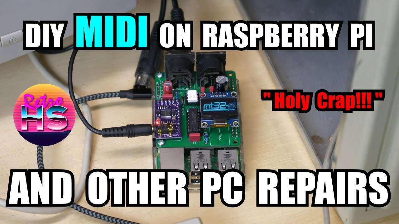 Amazing Raspberry Pi MIDI Device – And Other Repairs To The Full Tower PC