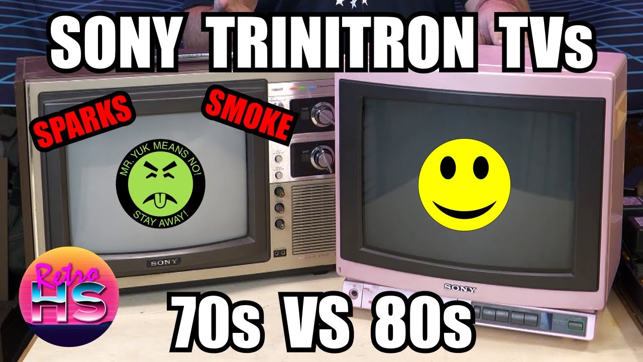 Sony Trinitrons From The 70s And 80s