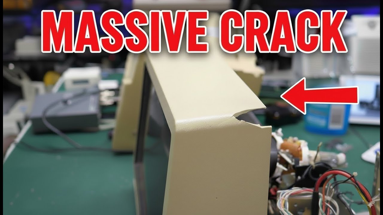 Restoring A Beautiful Amber Composite CRT Monitor