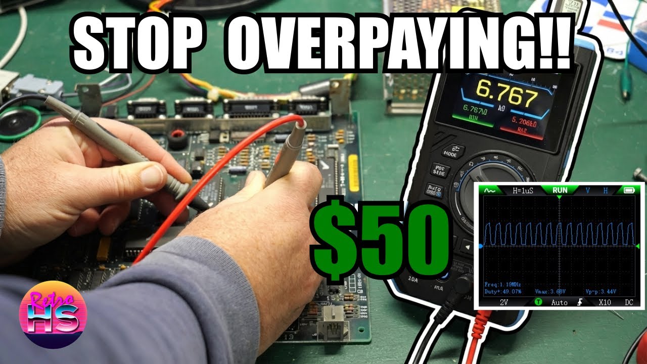 Ultimate Budget Retro Repair Tool – Multimeter Oscilloscope Combo