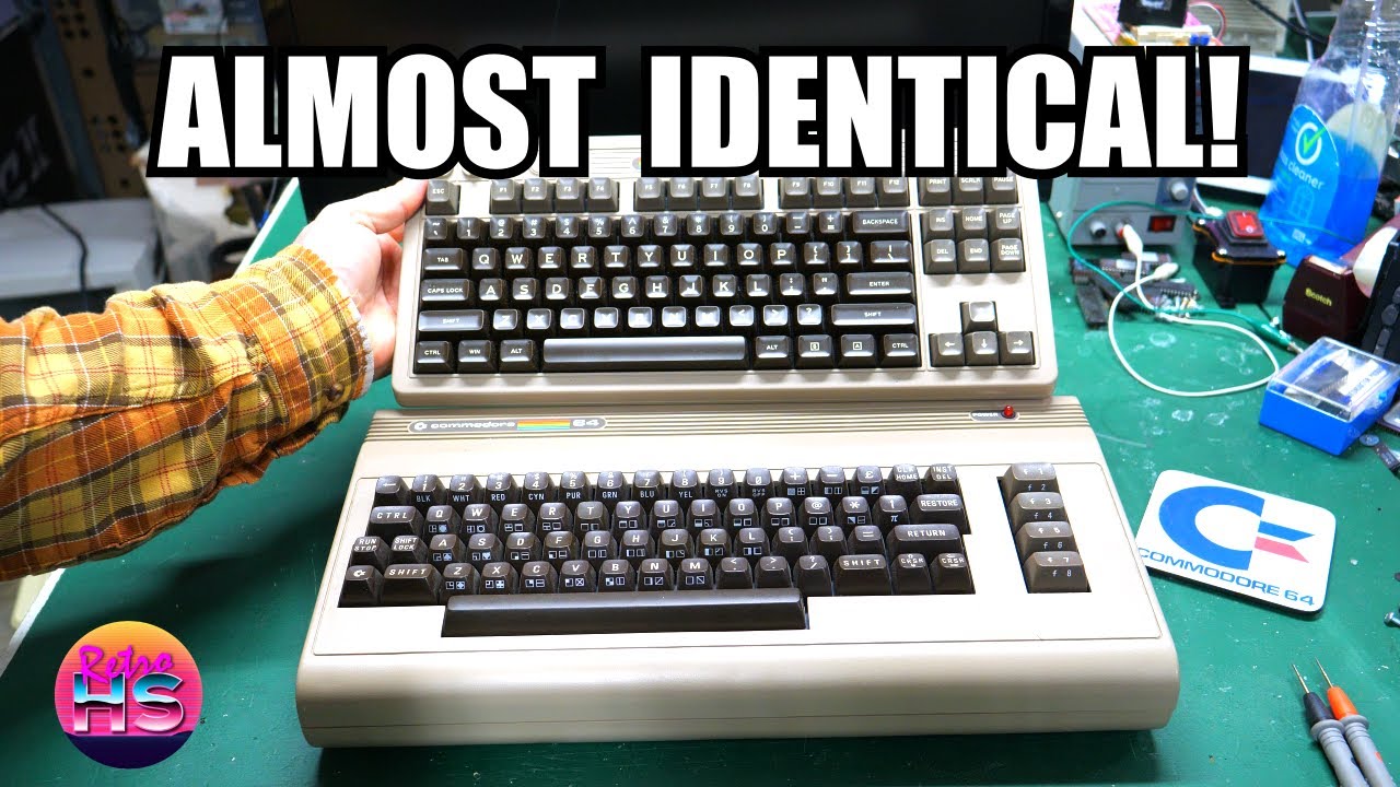 Using A Reproduction C64 Keyboard like it’s 1982!